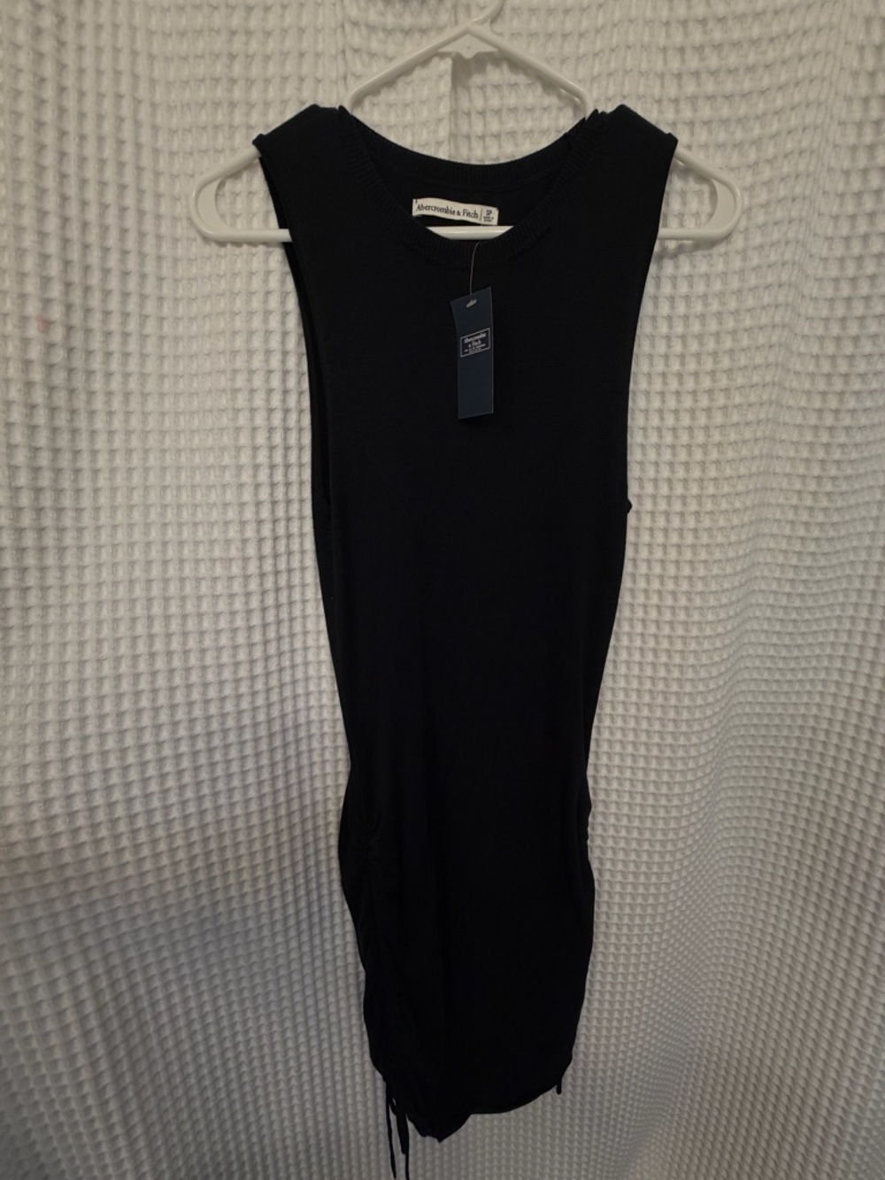 Abercrombie & Fitch Black Ribbed Knit Tank